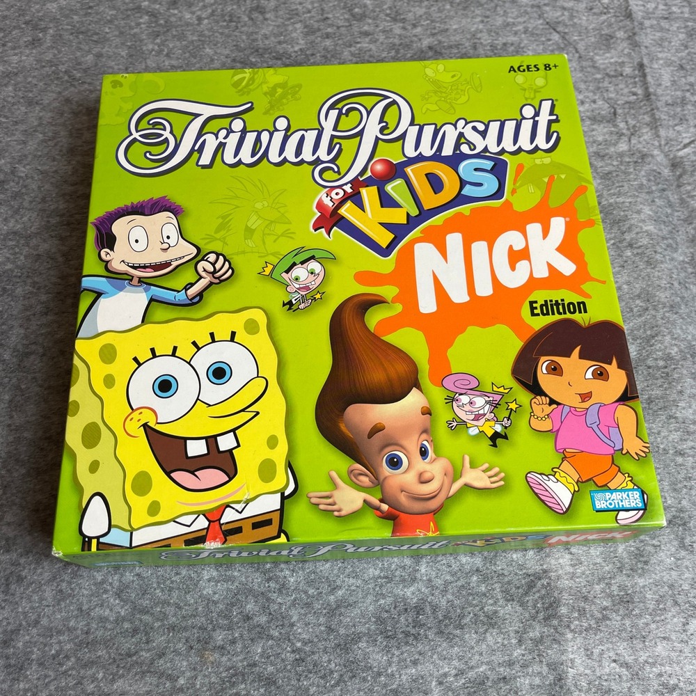 Trivial Pursuit for Kids Nick Edition Board‎ Game 2005 Parker Brothers 42583